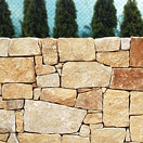 Stone wall from sandstone