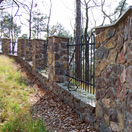 img.: Fence from a natural stone