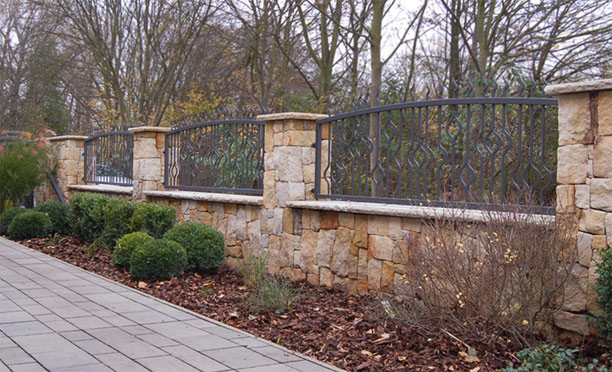 Stone walls and stone constructions Prague